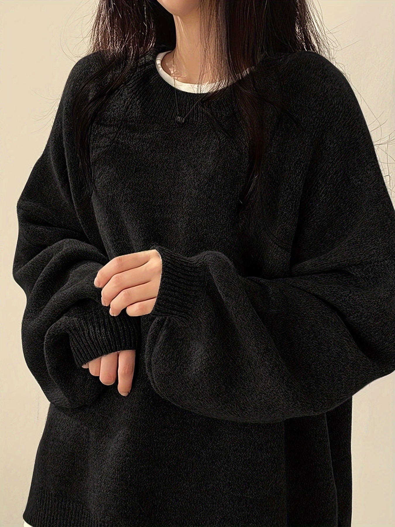 R&B | Lässiger Übergröße Pullover