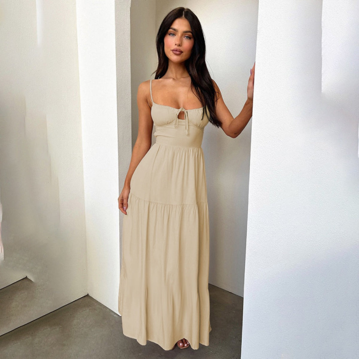 R&B | Kleid mit Hosenträgern und Neckholder