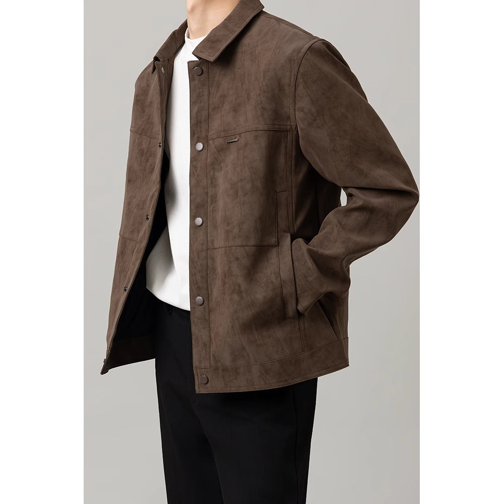 R&B | Herren Button-Down Hemdjacke