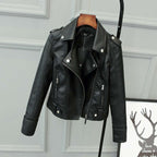 R&B | Damen Slim Fit PU-Lederjacke