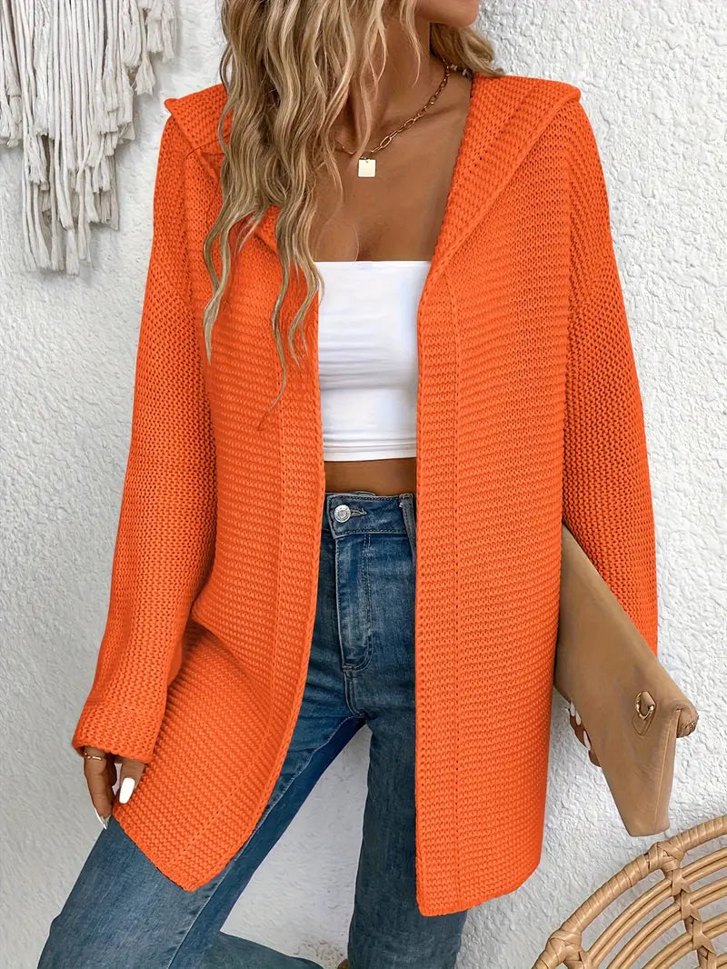 R&B | Strickjacke mit Angriffsbereiter Kapuze