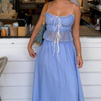 R&B | Hosenträger Top Temperament Kleid