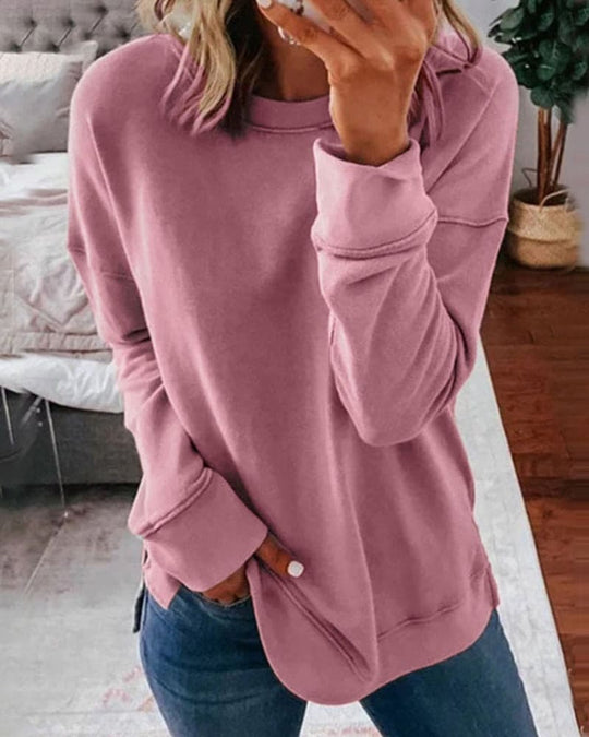 R&B | Einfarbiger Damen Sweatshirt