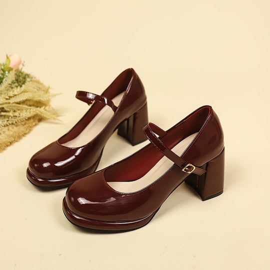 R&B | Stilvolle Wasserdichte Mary Jane Pumps