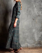 R&B | Kleid mit Revers und Karomuster