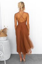 R&B | Modernes prinses chiffon Kleid