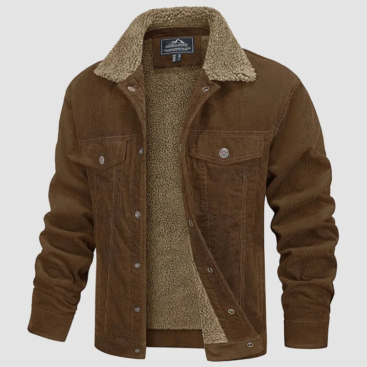 R&B | Herren Winterjacke mit Kapuze