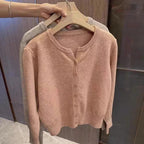 R&B | grob gestrickter Woll-Kardigan-Pullover
