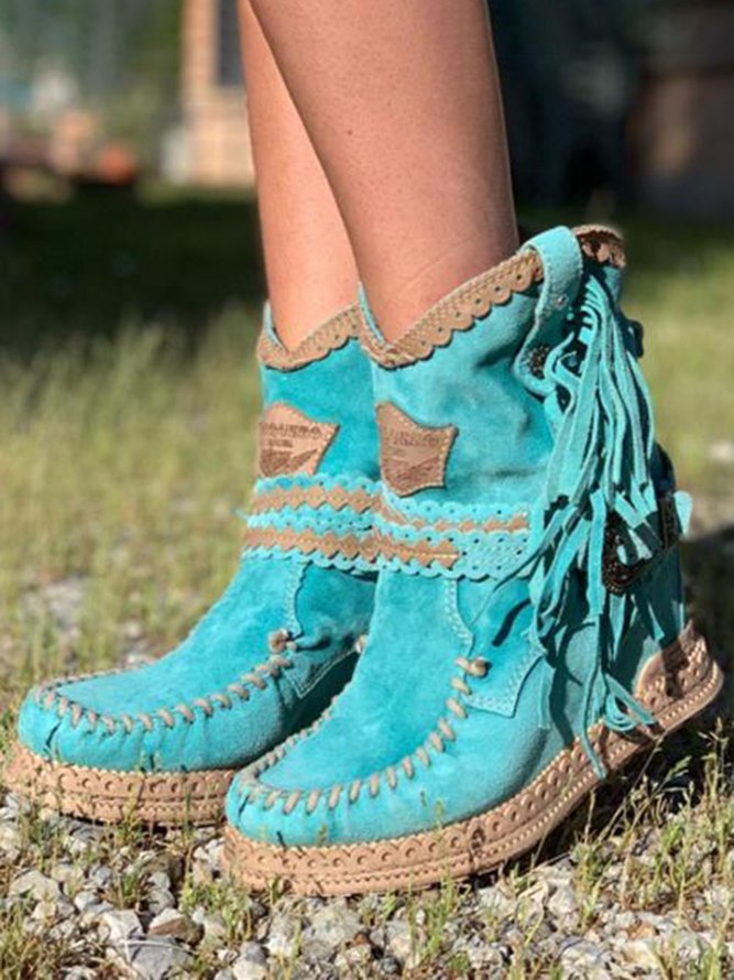 R&B | Westernstiefel mit Fransen