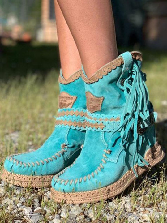 R&B | Westernstiefel mit Fransen
