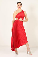 Sabrina | Eine Schulter-Maxikleid
