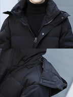 R&B | Warme Lange Gesteppte Winterjacke für Männer