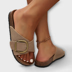 R&B | Stilvolle Schnallen Slide Sandalen