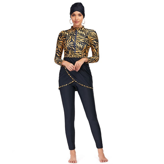 R&B | 3 Teile Set Halal Bademode Badeanzug Burkini Badeoutfit
