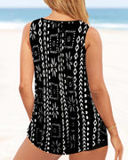 R&B | Gedrucktes Zweiteiliges Tankini