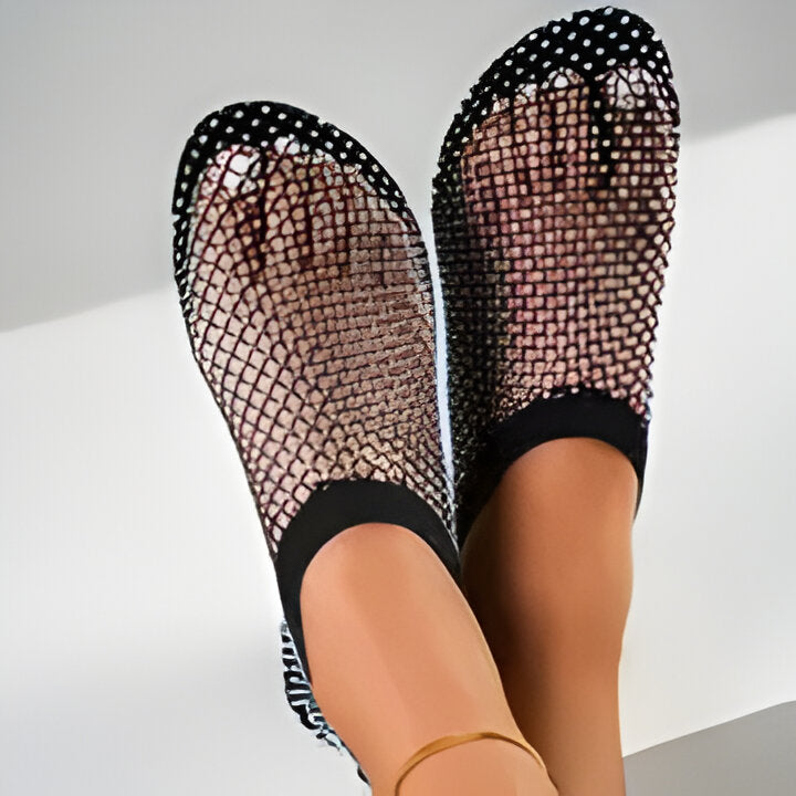 Andrea | Flache Schuhe mit Strassdekor für Frauen R&B