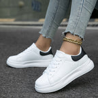 R&B | Damen Weiße Sneakers Casual