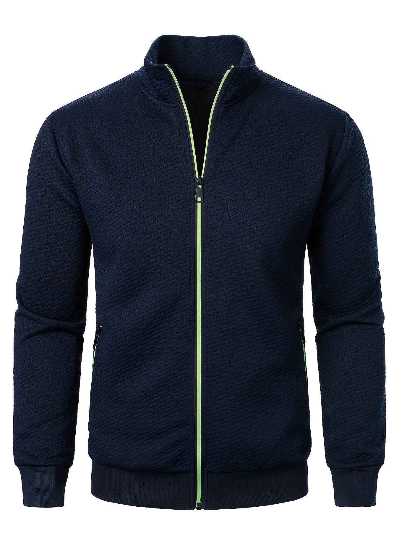R&B | Leichtgewicht Jacke mit Strukturmuster Polyester Komfort und Stil