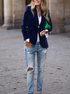 R&B | Elegante Samtjacke