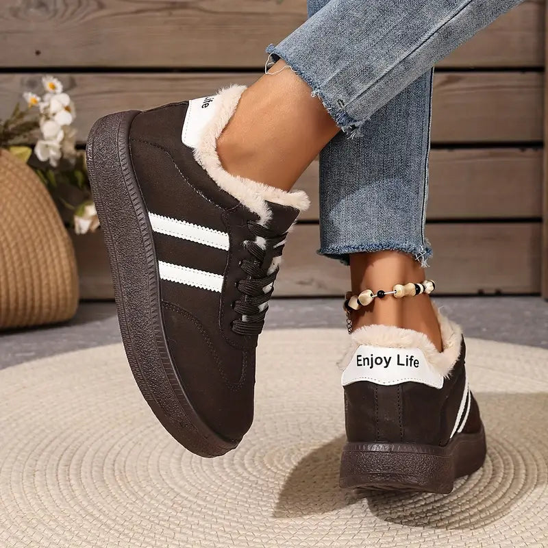Bequeme Baumwoll-Sneaker mit warmem Innenfutter R&B R&B