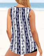 R&B | Gedrucktes Zweiteiliges Tankini