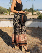 R&B | Boho Lange Rock mit Print