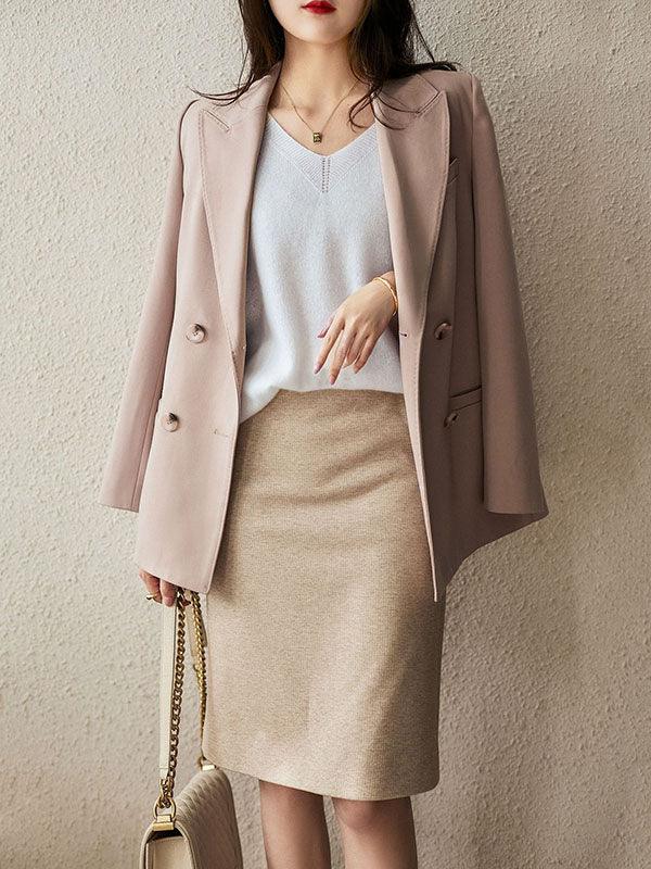 R&B | weicher Cashmere-Pullover mit V-Ausschnitt für Damen