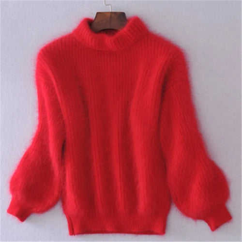 R&B | Teddy Damenpullover mit Kragen und Langen Ärmeln