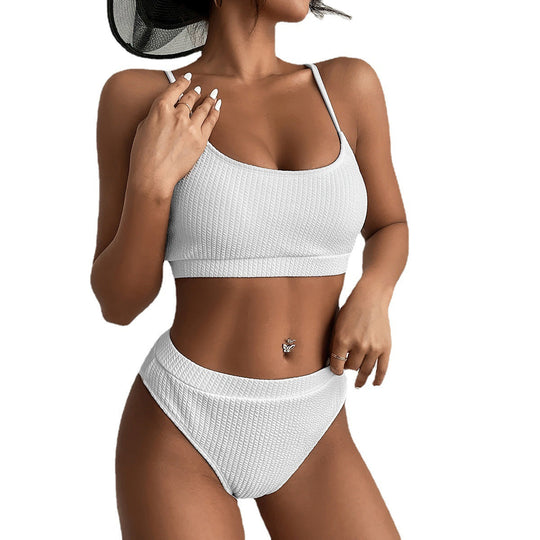 R&B | Bikini Bequemer Bikini mit High-Waist-Slip