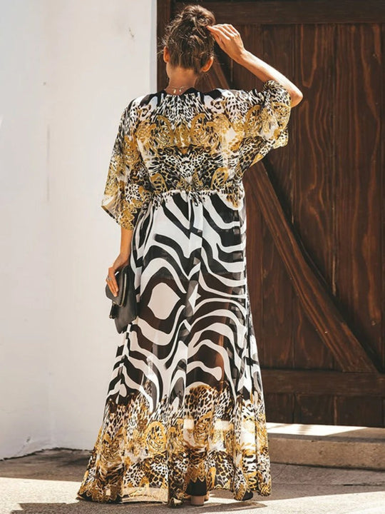 R&B | Kimono mit Leopardenmuster