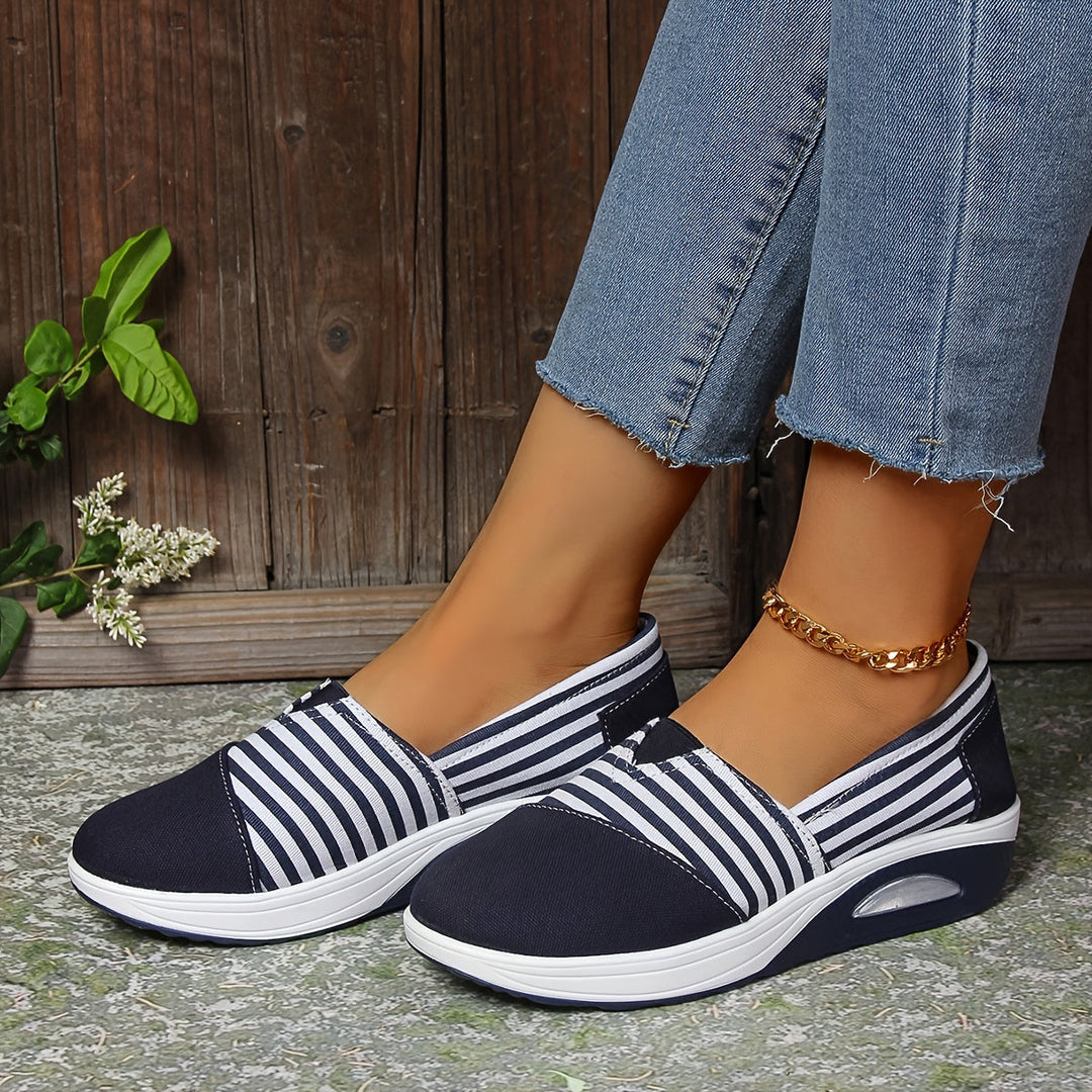 Gestreifte orthopädische Schuhe R&B R&B