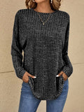 R&B | Strickpullover Weiches Strick Lässige Passform Lange Ärmel Bequem