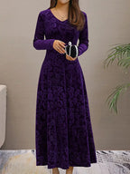 Figurschmeichelndes Ausgestelltes Kleid