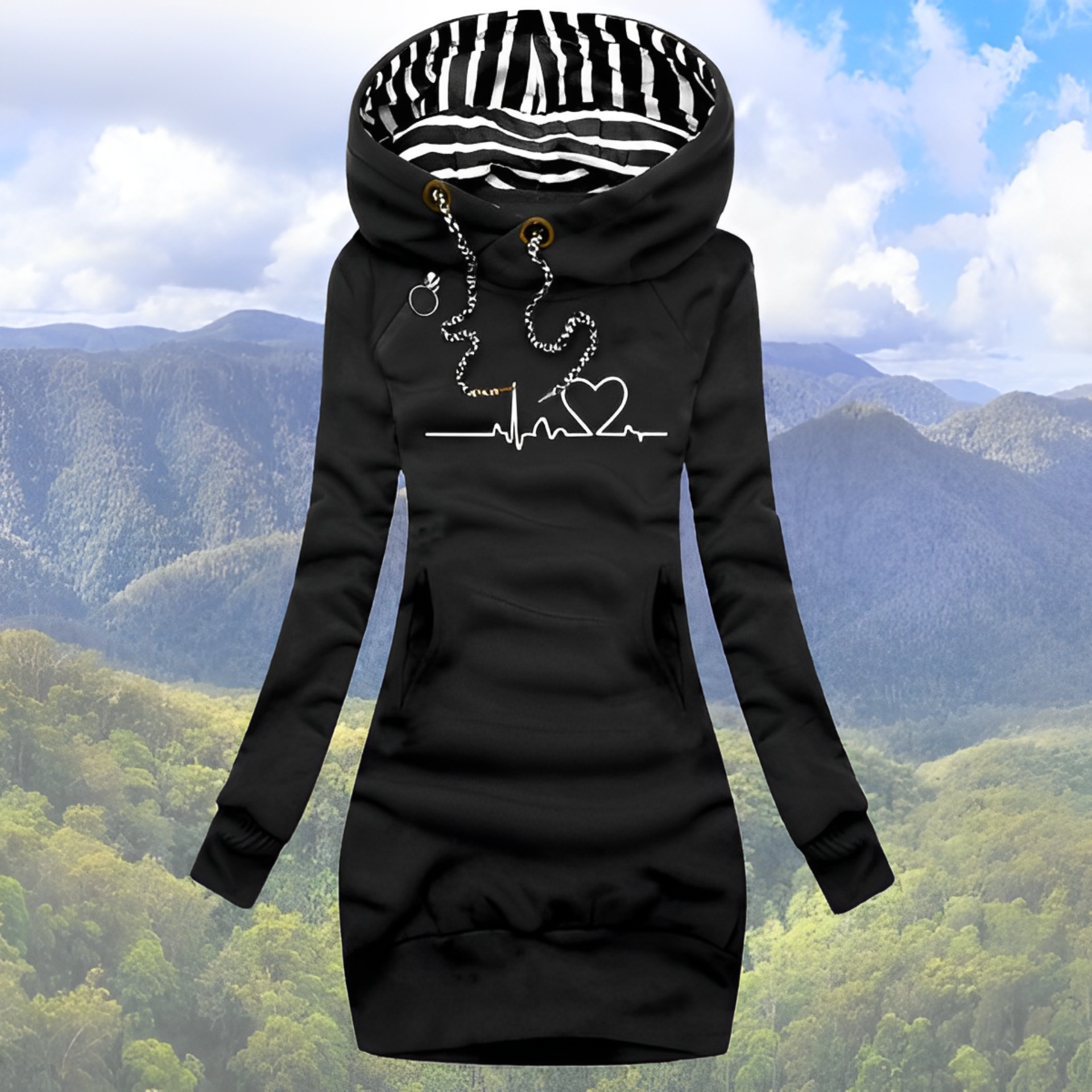 Heidi-Mode | Heartbeat Kapuzenpullover
