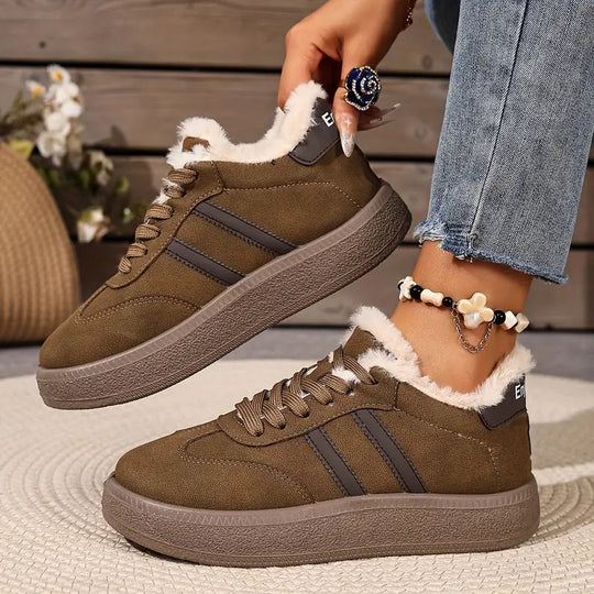 Bequeme Baumwoll-Sneaker mit warmem Innenfutter R&B R&B
