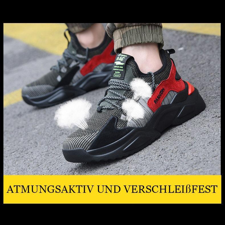 Anti-Smash, Anti-Durchstich, leichte, rutschfeste, verschleißfeste und isolierte Arbeitssicherheitsschuhe R&B