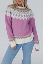 R&B | Weihnachten Verdickter Rundhals Langarm Gestrickter Pullover