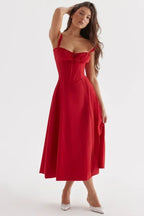 Trendiges Bustier-Sommerkleid für Damen | Elegant und Figurschmeichelnd