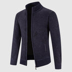 R&B | Herren geometrisches Strick-Cardigan-Jacke
