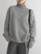 R&B | weich gestrickter Pullover mit Rollkragen für kühle Tage
