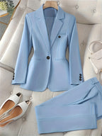 R&B | Klassischer Stil mit Revers-Blazer-Set
