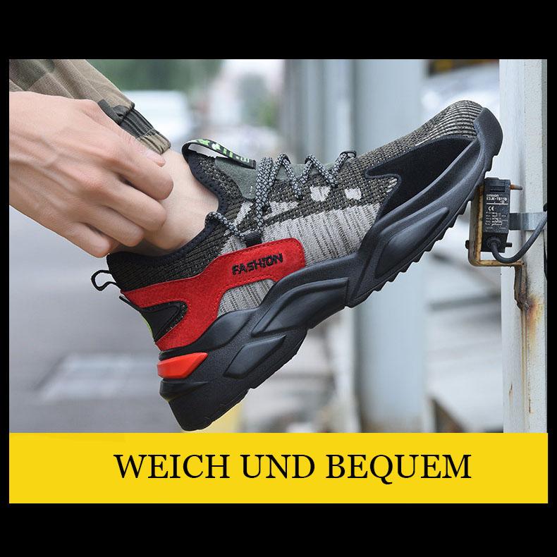 Anti-Smash, Anti-Durchstich, leichte, rutschfeste, verschleißfeste und isolierte Arbeitssicherheitsschuhe R&B