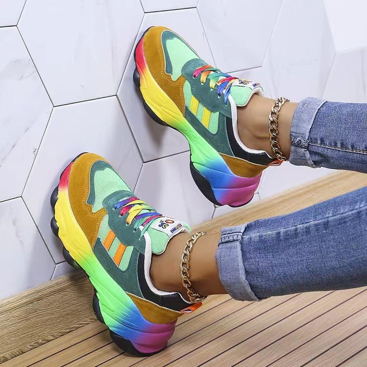Atmungsaktive Schnür-Laufschuhe R&B