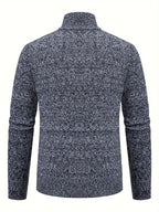 R&B | Strickcardigan mit Reißverschluss und Muster Acryl Bequem und Warm