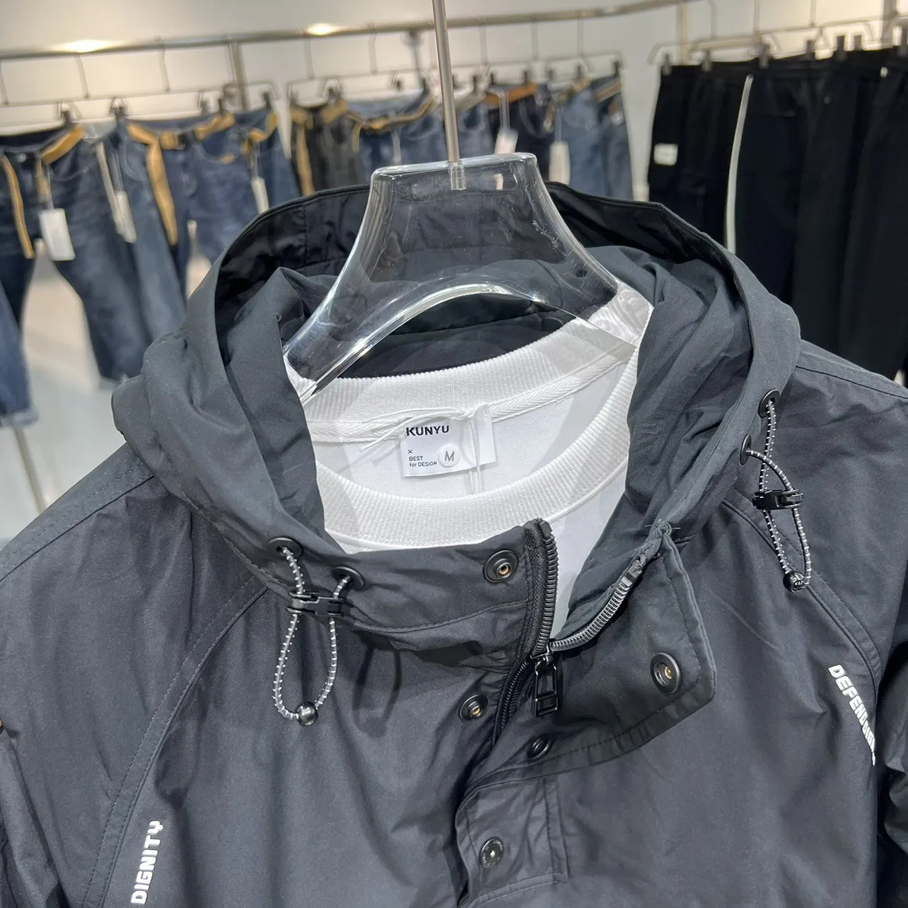 EB Pullover Anorak Mit Kapuze