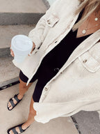 R&B | Lässige Hemdjacke Aus Weichem Stoff