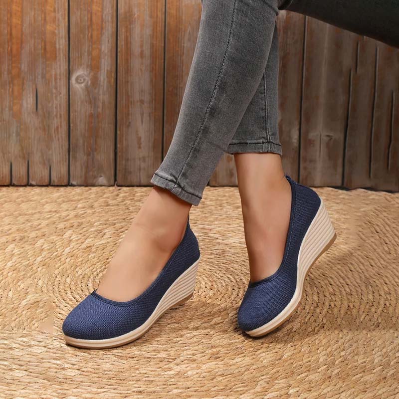 Lässige Keilschuhe