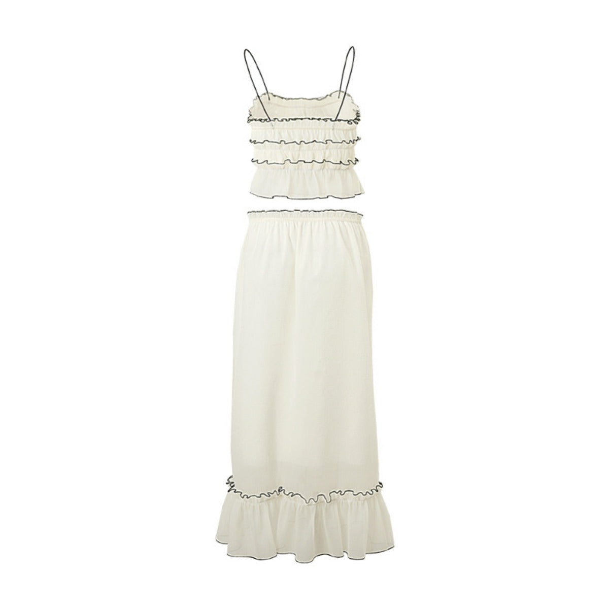 R&B | Hosenträger Top Temperament Kleid