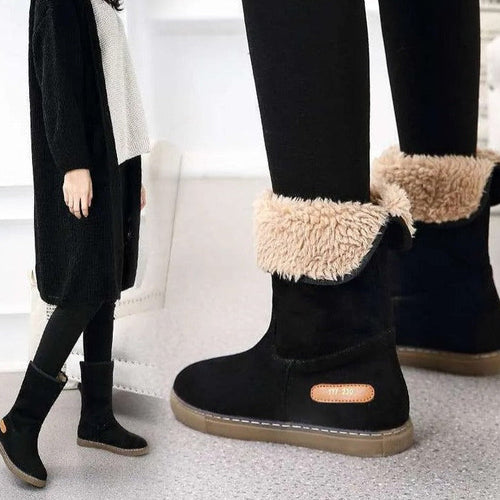 Eliza wasserdichte hohe Stiefel mit Pelzfutter R&B
