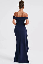 R&B | Sexy Lady Off Shoulder Hoher Schlitz Maxi Kleid